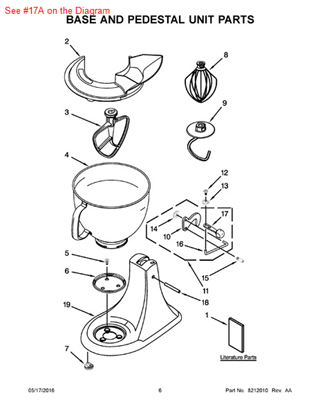 Picture of Whirlpool LEVER-LTCH - Part# 242928-2