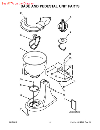 Picture of Whirlpool LEVER-LTCH - Part# 242928-2