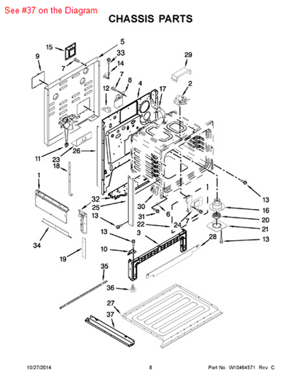 Picture of Whirlpool BOTTOM-PE - Part# 4020W035-80