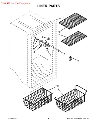 Picture of Whirlpool THERMOSTAT - Part# 4-83053-002