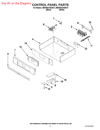 Picture of Whirlpool PANL-CNTRL - Part# 5765M440-60