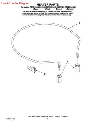 Picture of Whirlpool NUT-HEATER - Part# 6-920168