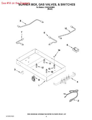 Picture of Whirlpool NUT - Part# 7103P178-60