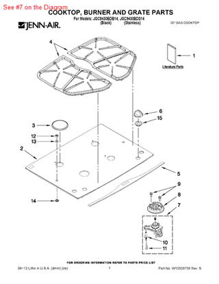 Picture of Whirlpool HOLDER-ORF - Part# 7527P119-60