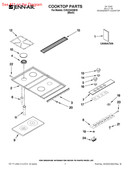 Picture of Whirlpool VENTURI - Part# 7538P003-60