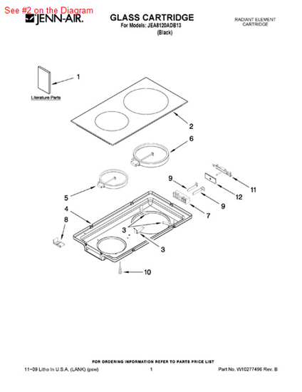 Picture of Whirlpool COOKTOP - Part# 7920P201-60