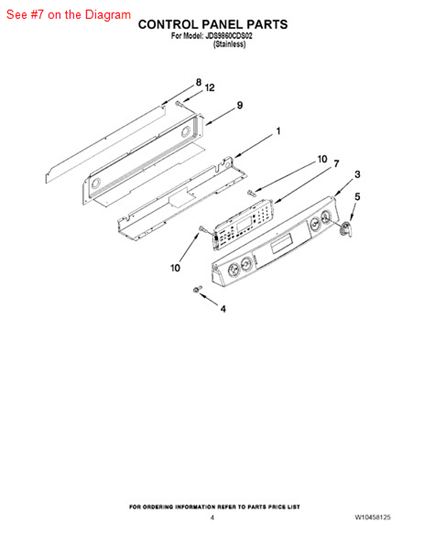 Picture of Whirlpool CNTRL-ELEC - Part# 8507P231-60