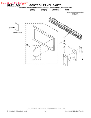 Picture of Whirlpool ASY CONTRO - Part# DE94-01386B