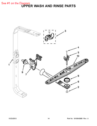 Picture of Whirlpool TUBE-FEED - Part# W10077863