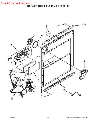 Picture of Whirlpool DEFLECTOR - Part# W10077877