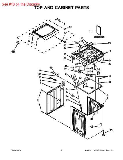 Picture of Whirlpool CAP - Part# W10119509