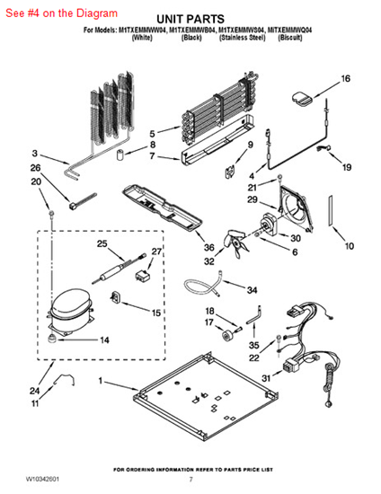 Picture of Whirlpool HEATER - Part# W10140847