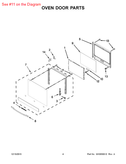 Picture of Whirlpool SCREW - Part# W10163951