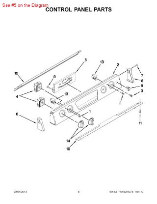 Picture of Whirlpool CNTRL-ELEC - Part# W10169863