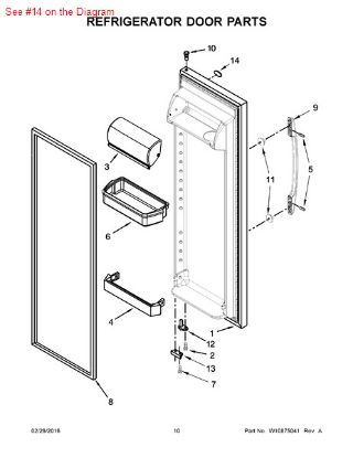 Picture of Whirlpool NAMEPLATE - Part# W10170766