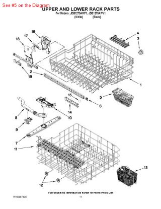 Picture of Whirlpool BASKT-WARE - Part# W10171451