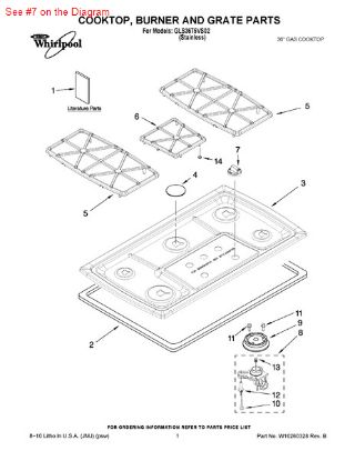 Picture of Whirlpool KNOB - Part# W10180180
