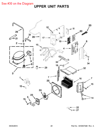 Picture of Whirlpool CNTRL-ELEC - Part# W10184634