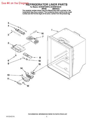 Picture of Whirlpool HOUSING - Part# W10185244