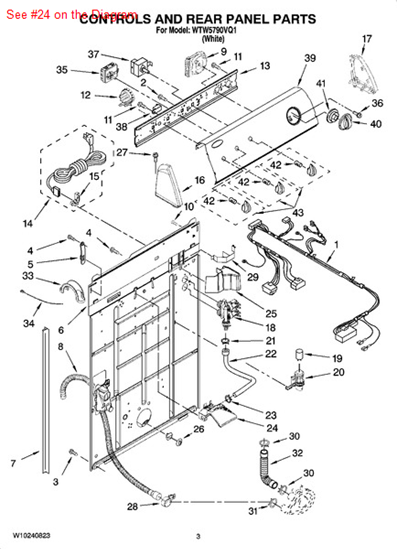 Picture of Whirlpool BREAK-VAC - Part# W10190514
