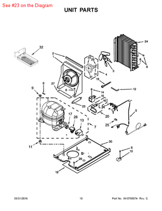 Picture of Whirlpool DRIER-TUBE - Part# W10200037