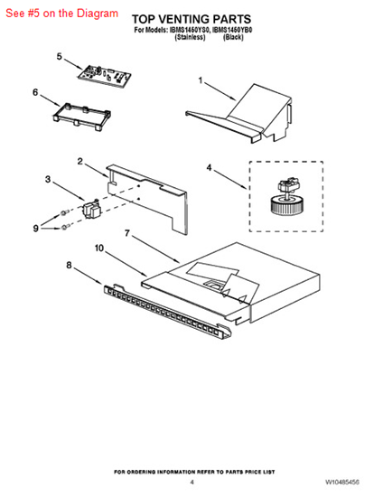 Picture of Whirlpool CNTRL-ELEC - Part# W10217471