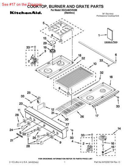Picture of Whirlpool TRIM-CKTOP - Part# W10226015