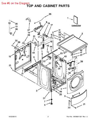 Picture of Whirlpool FEET-LVLNG - Part# W10245373