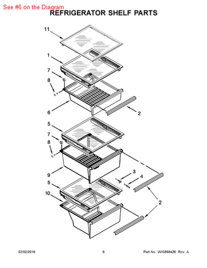 Picture of Whirlpool PAN-SNACK - Part# W10256846