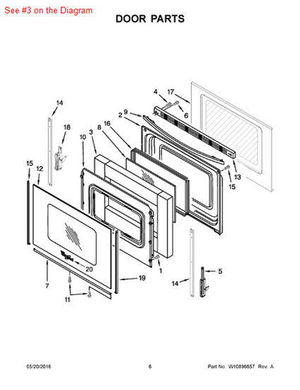 Picture of Whirlpool INSULATION - Part# W10278991