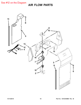 Picture of Whirlpool HARNS-WIRE - Part# W10281331