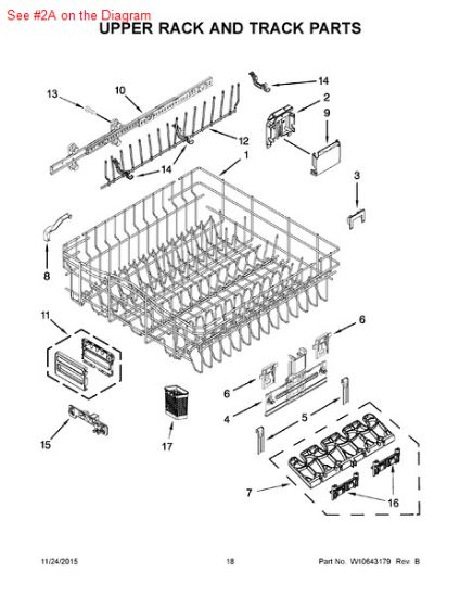 Picture of Whirlpool HOUSING - Part# W10320665