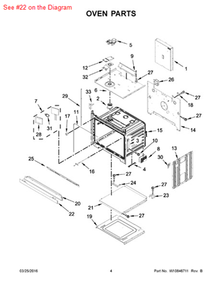 Picture of Whirlpool TRIM - Part# W10327378