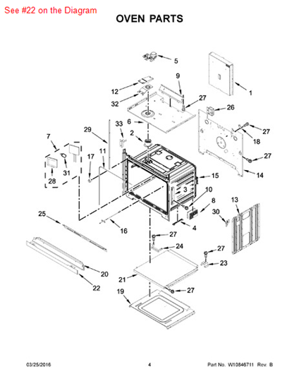 Picture of Whirlpool TRIM - Part# W10327378