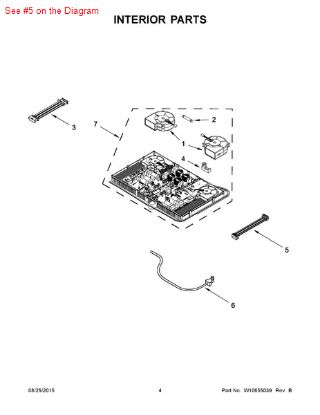 Picture of Whirlpool HARNS-WIRE - Part# W10328396