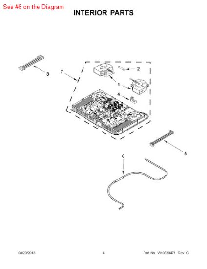 Picture of Whirlpool HARNS-WIRE - Part# W10328397