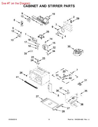 Picture of Whirlpool INTERLOCK - Part# W10358241