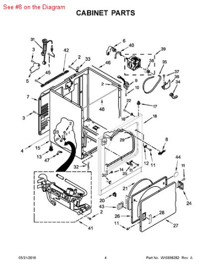 Picture of Whirlpool NAMEPLATE - Part# W10387117