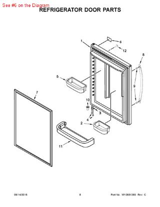 Picture of Whirlpool NAMEPLATE - Part# W10391355
