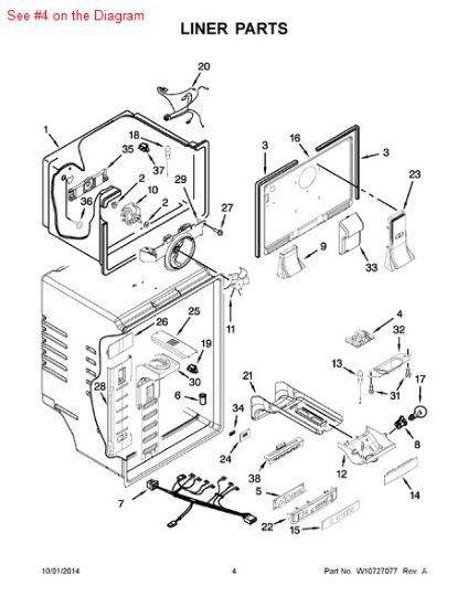Picture of Whirlpool CNTRL-ELEC - Part# W10392193