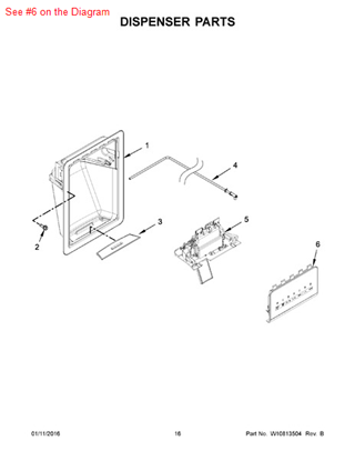 Picture of Whirlpool UI ASSY-23 - Part# W10397956