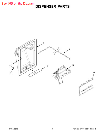 Picture of Whirlpool CNTRL-ELEC+CORECHARGE6 - Part# W10397960
