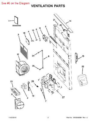 Picture of Whirlpool SWITCH - Part# W10398343