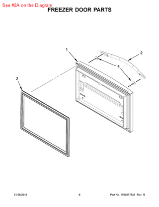 Picture of Whirlpool HANDLE - Part# W10398792