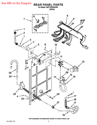 Picture of Whirlpool SWITCH-WL - Part# W10414159