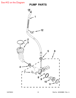 Picture of Whirlpool CLIP - Part# W10441646