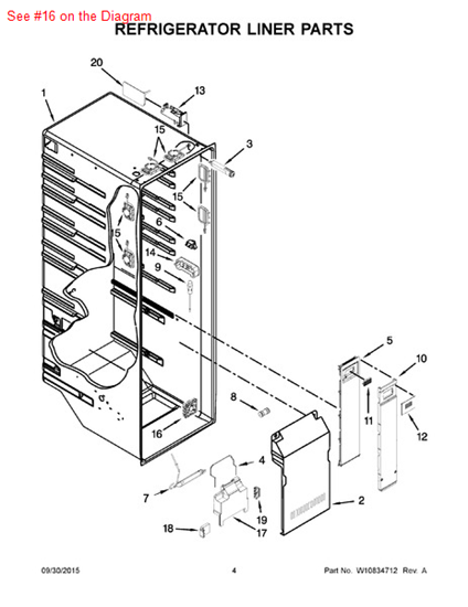 Picture of Whirlpool MOTOR-EVAP - Part# W10451901