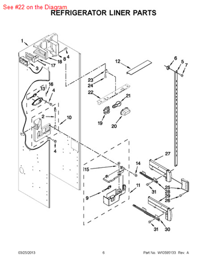 Picture of Whirlpool CONTRL-BOX - Part# W10468947