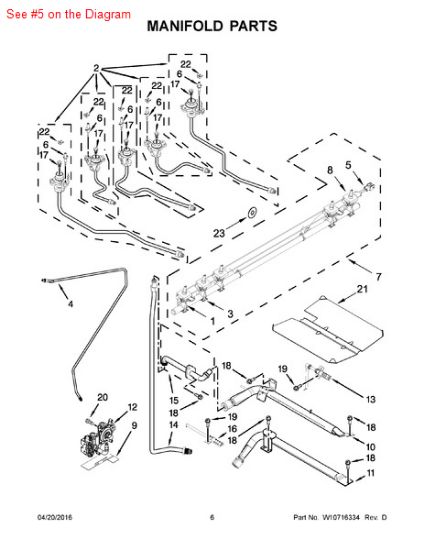Picture of Whirlpool HARNS-WIRE - Part# W10478601