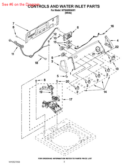 Picture of Whirlpool CNTRL-ELEC - Part# W10484688